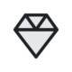 Hohe Härte und Festigkeit Diamant-Icon für Härte der technischen Keramiken
