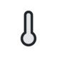 Temperaturbeständigkeit Thermometer-Icon für Temperaturbeständigkeit der technischen Keramiken